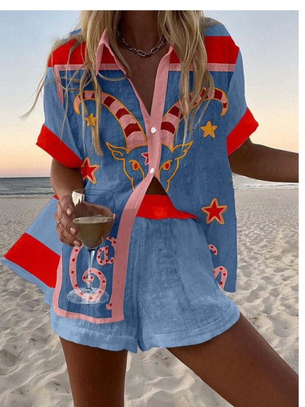 Ram summer coord short set